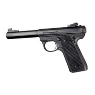Hogue Ruger MK III 22/45 RP Piranha G10 Grip - Solid Black
