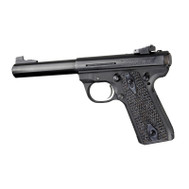 Hogue Ruger MK III 22/45 RP Piranha G10 Grip - G-Mascus Black/Gray