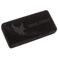 Case U.S. Veteran Gift Set Embellished Natural Bone Trapper Knife  - Gift Box