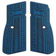 FN High Power G10 Grips - Black Blue