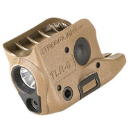 Streamlight TLR-6 Tactical Flashlight with Laser Sight - 100 lumens - Glock 42/43 Dark Earth Brown