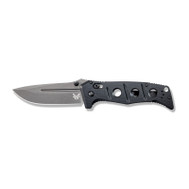 Benchmade Adamas Folding Knives - Gray - Plain Edge