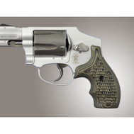 Hogue S&W J Frame Round Butt Bantam Piranha G10 Grip - G-Mascus Green