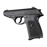 Hogue Sig Sauer P230 P232 Checkered G10 Grips - G-Mascus Black/Gray