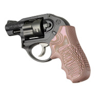 Hogue Ruger LCR Enclosed Hammer Piranha G10 Grip - G-Mascus Pink Lava
