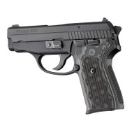 Hogue Sig Sauer P239 DA/SA Checkered G10 Grips   - G-Mascus Black/Gray