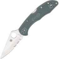 Spyderco Delica 4 Lightweight Foilage Green Knife