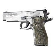 Hogue Sig Sauer P226 DA/SA Allround Checkered G10 Grip - G-Mascus Green