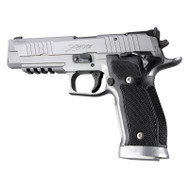 Hogue Sig Sauer P226 SAO X5 X6 Checkered G10 Grips - Solid Black