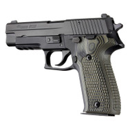 Hogue Sig Sauer P226 DA/SA Piranha G10 Grip  - G-Mascus Green