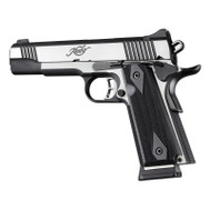 Hogue 1911 Govt 9/32 Thick Checkered G10 Grip - Solid Black