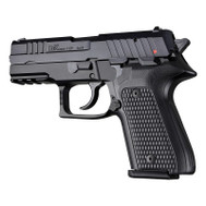 Hogue Rex Zero 1 Compact Piranha G10 Grip - Solid Black