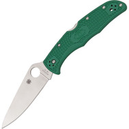 Spyderco Endura 4 Flat Ground Knives - Green