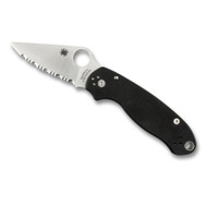 Spyderco Para 3 Folding Knife - Stainless Steel - Serrated