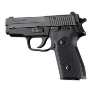 Hogue Sig Sauer P225 A-1 Checkered G10 Grip -  Solid Black