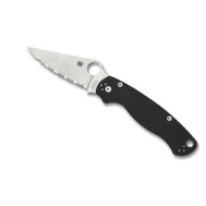 Spyderco Para-Military 2 G-10 Knife - Stainless Steel - Serrated