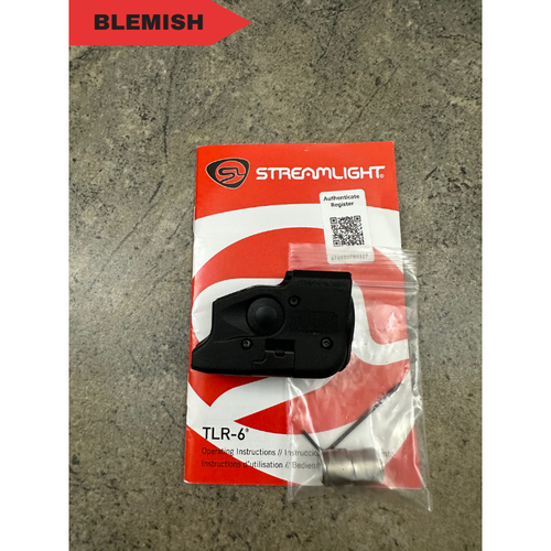 Streamlight TLR-6 Tactical Flashlight with Laser Sight - 100 lumens - Railed M&P Standard & Compact (Not M&P Shield) - Blemish