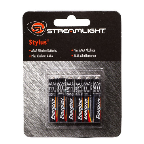 Streamlight AAAA Batteries - Stylus Flashlights 65030 - 6 Pack