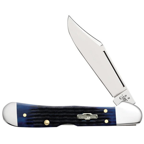 Case Rogers Corn Cob Jig Blue Bone Mini CopperLock Knife