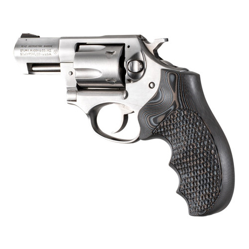 Hogue Ruger SP101 Piranha G10 Grip - G-Mascus Black/Gray
