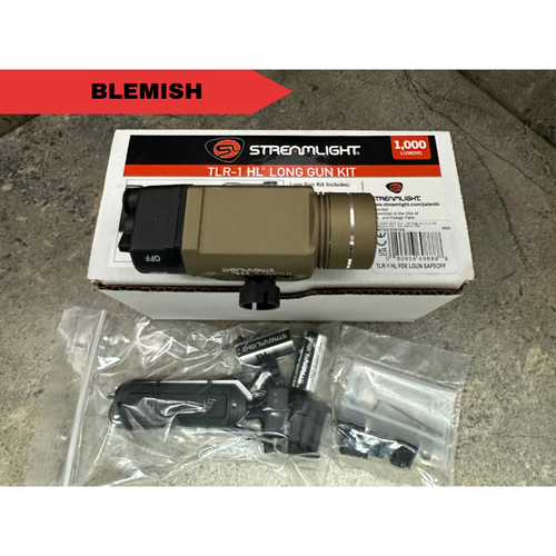 Streamlight TLR-1 HL Long Gun Flashlight Kit - 1000 lumens - Single Remote Switch - Dark Earth