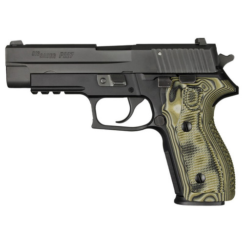 Hogue Sig Sauer P227 DA/SA Piranha G10 Grip - G-Mascus Green