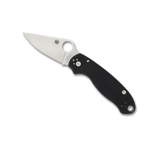 Spyderco Para 3 Folding Knife - Stainless Steel - Plain