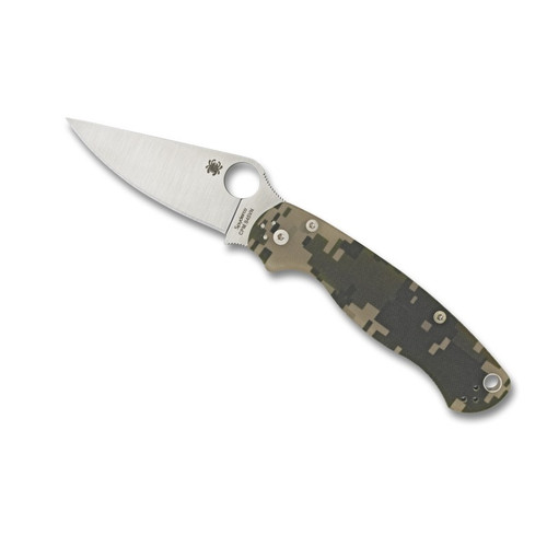 Spyderco Para Military 2 Camo Folding Knife - Stainless Steel