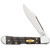 Case Smooth Black Curly Oak Wood Mini CopperLock Knife