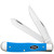 Case Smooth Light Blue Synthetic Trapper Knife