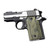 Hogue Kimber Sig Sauer P938 Ambi Piranha G10 Grip Panels - G-Mascus Green Lava