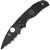 Spyderco Native 5 Black Blade Knife - Serrated