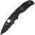 Spyderco Native 5 Black Blade Knife - Partially Serrated