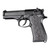 Hogue Beretta 92FS Piranha G10 Grip - G-Mascus Black/Gray