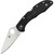Spyderco Delica 4 Lightweight Flat Ground Knife - Black