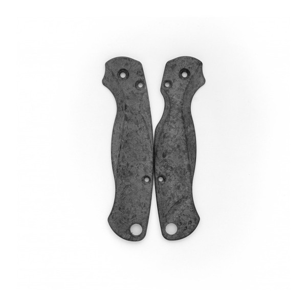 Flytanium Shredded Carbon Fiber Scales for Spyderco Paramilitary 2 Knife