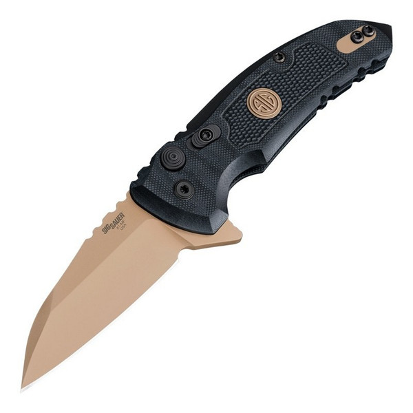 Hogue Sig X1 Micro Flip Emperor Scorpion Manual Flipper Knife - 2.75" Wharncliffe Blade