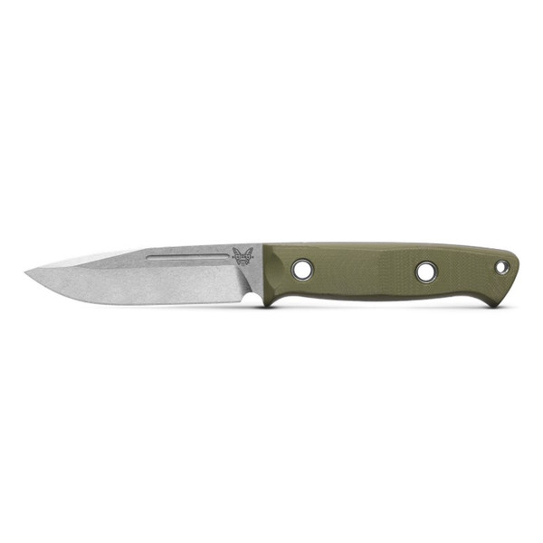 Benchmade Bushcrafter OD Green G10 Knife 163-1