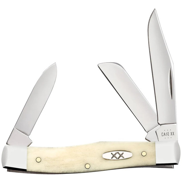 Smooth Natural Bone Medium Stockman Knife
