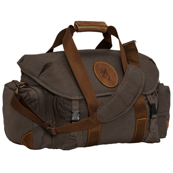 Browning Lona Canvas Leather Bag - Flint