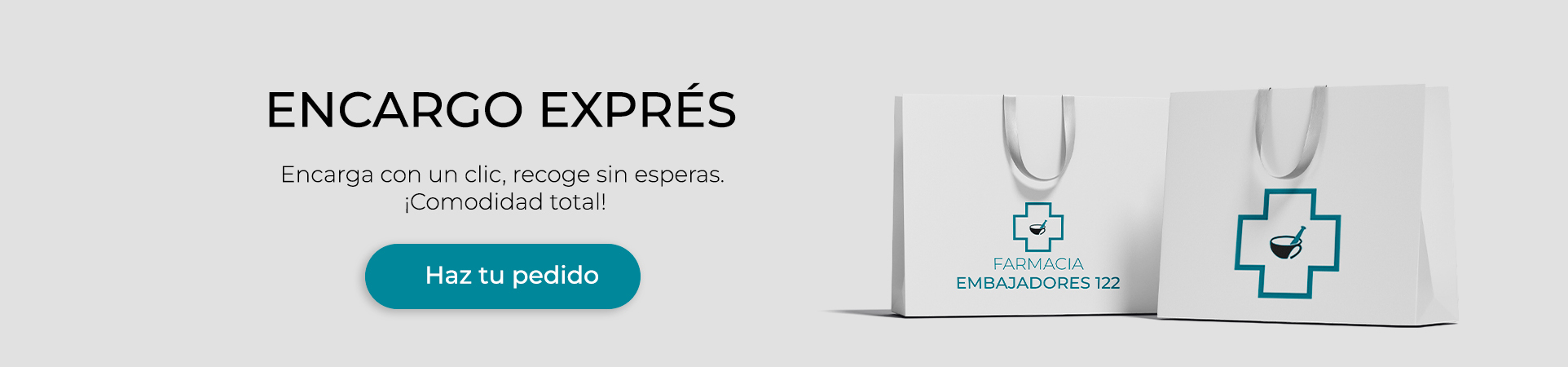 Haz tu encargo exprés en Farmacia Embajadores 122