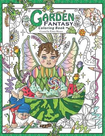 Garden Fantasy Coloring Book Nancy Marasa 9781790180516