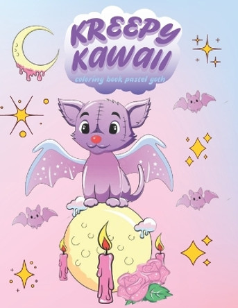 Creepy Kawaii Coloring Book Pastel Goth: Horror Chibi Coloring Book For Kids Lucas Shin Publishing 9798355537074