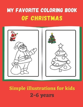 Christmas coloring book for kids by Malika Boulhoussaine