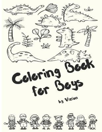 Coloring Book For Boys Vizion 9798689723075