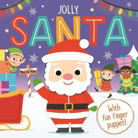 Jolly Santa: A Finger Puppet Board Book Igloobooks 9781800228412