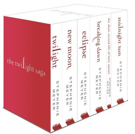 Twilight Saga 6 Book Set (White Cover) Stephenie Meyer 9780349003962