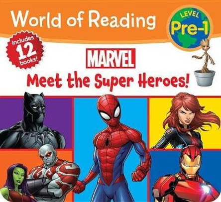 World of Reading Marvel: Meet the Super Heroes!-Pre-Level 1 Boxed Set Marvel Press Book Group 9781368008525