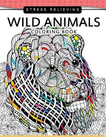 Wild Animals Coloring Books: A Safari Coloring books for Adutls Stress Relieving Safari Coloring Books 9781542938112