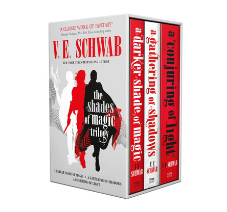 The Shades of Magic trilogy slipcase by V.E. Schwarb